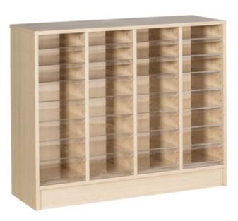 32 Space Quad Column Pigeonhole Cabinet