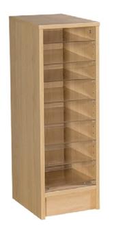 8 Space Single Column Pigeonhole Cabinet