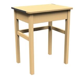 Beech Wooden Locker Desk - Single