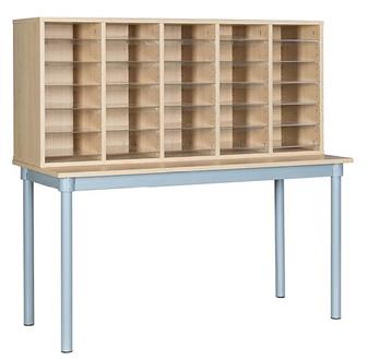 30 Space Pigeon Hole Unit With Table