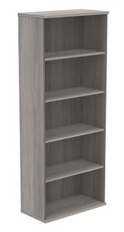 Primus 1980mm High Bookcase - Grey Oak