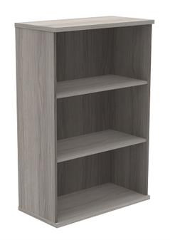 Primus 1204mm High Bookcase - Grey Oak
