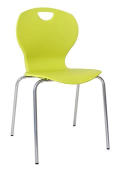 EVO 4 Leg Chair - Lime (19mm Tube Frame)