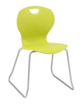 Evo Skid Base Chair - Lime