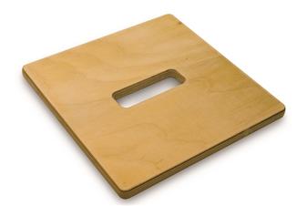 Wooden Top With Handle Hole