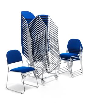 Urban Stacking Chairs & Trolley