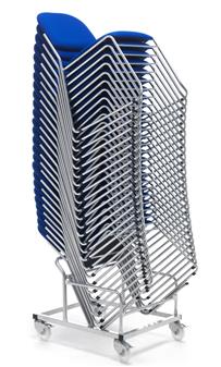 Urban Stacking Trolley Holds Up To 25 Chairs