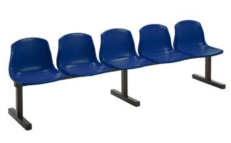 Marko Poly 5 Seater Beam - Blue