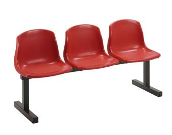 Marko Poly 3 Seater Beam - Red