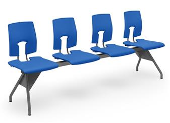 Hille SE Beam Seating - 4-Seater (Seat Colour - Pacific)