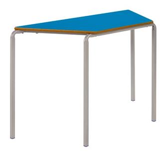 Trapezoid Nursery School Table - Crushed Bent Frame