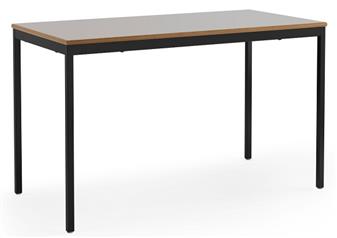 Essential School Table 1200 x 600 - Fully Welded - Grey Top & Black Legs