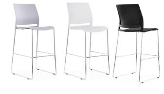 Verse A Frame Stacking Stools - Grey/White/Black