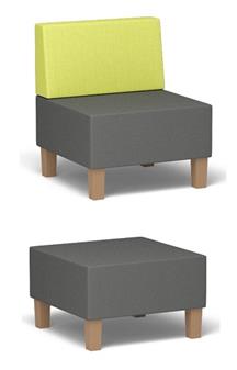 ZETA1 - Single Unit No Back + ZETA1/B - Single Unit With Back