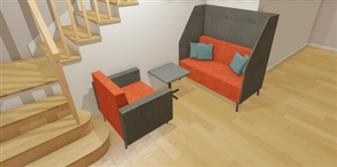 Zeta Double Pod Modular Seating 