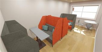 Zeta Double Pod Modular Seating 