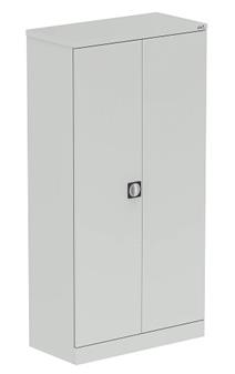 Steel Stationery Cupboard 1830mm - Grey