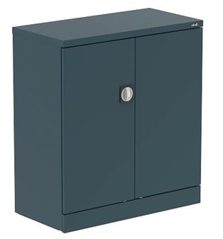 Bright Coloured Low Cupboard - Ocean Cobalt