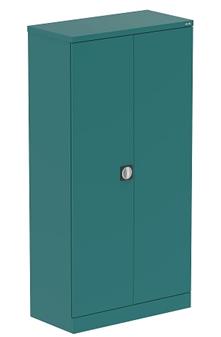 Bright Coloured Tall Cupboard - Verdigris