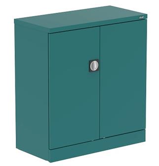 Bright Coloured Low Cupboard - Verdigris