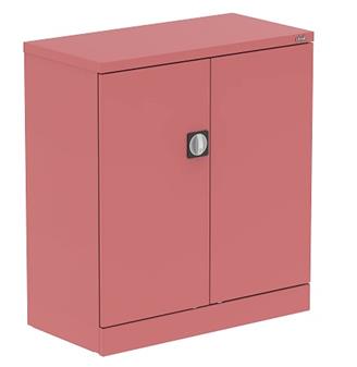 Steel Stationery Low Cupboard - Antique Pink