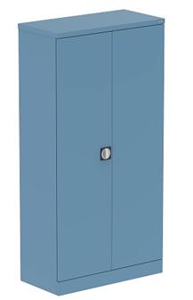 Steel Stationery Tall Cupboard - Pastel Blue