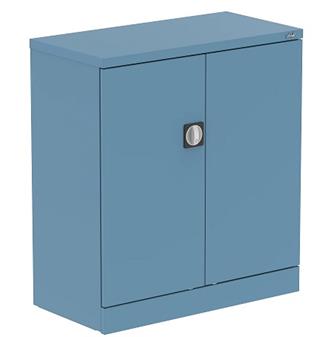 Steel Stationery Low Cupboard - pastel Blue