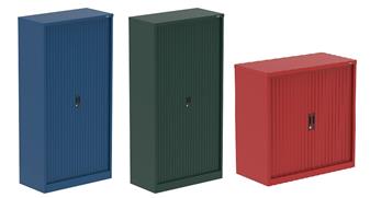 Steel Tambour Cupboards