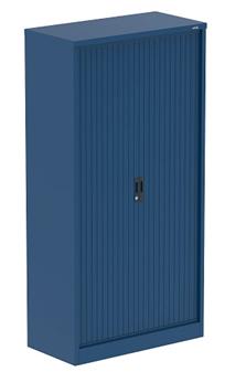 Tall Tambour Cupboard - Blue