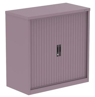 Low Tambour Cupboard -Pastel Violet