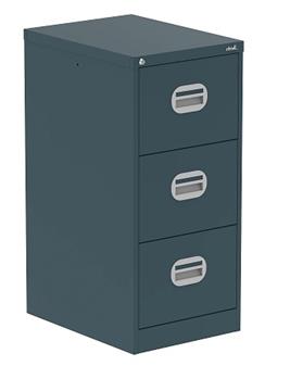 Three Drawer Filing Cabinet - Ocean Cobalt