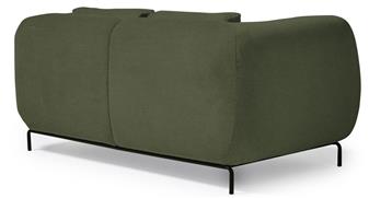 Ebony soft Seating Two Seater Sofa - Back View