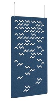SHUSH Acoustic Hangin Panel  - Twist in Blue