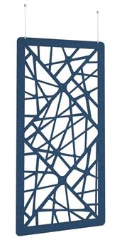 SHUSH Acoustic Hangin Panel - Shatter in Blue