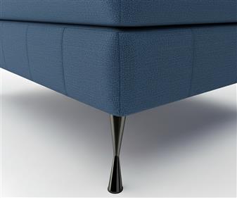 Black Brush Steel Leg