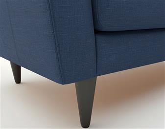 Black Metal Tapered Leg