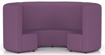 Momo High Back Circle Booth Seating 