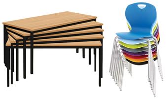 Fully Welded Tables & EVO Chairs
