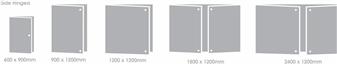 Noticeboard Side Hinged single & Double Doors
