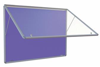 Lavender Top Hinged Noticeboard