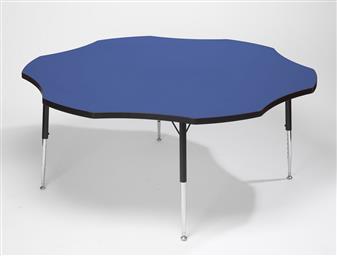 Height-Adjustable Flower Table - Blue