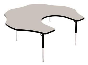 Height-Adjustable Teacher Flower Table - Grey