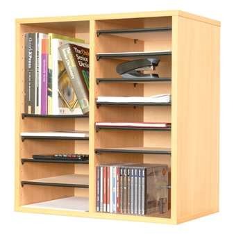 16 Section Pigeon Hole Literature Sorter - Static