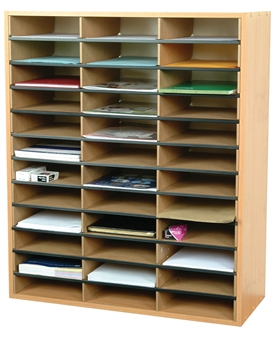 36 Section Pigeon Hole Literature Sorter - Static