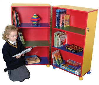 Mobile Fold Away Bookcase