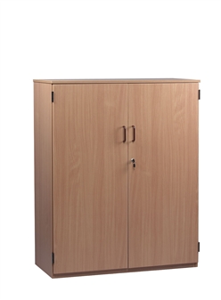 Lockable Wooden Storage Cupboard 1268mm High