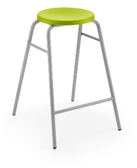 Hille Button Stool Green