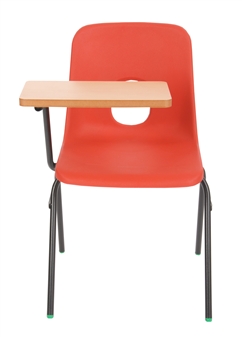 Hille E-Series Plastic Chair With Writing Tablet