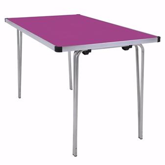 Contour Folding Table Fuschia