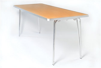 Economy Folding Table - Durham Oak